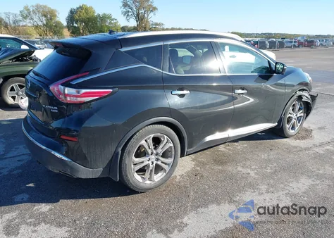 2015 Nissan Murano Platinum from USA, damaged, VIN 5N1AZ2MH2FN249848